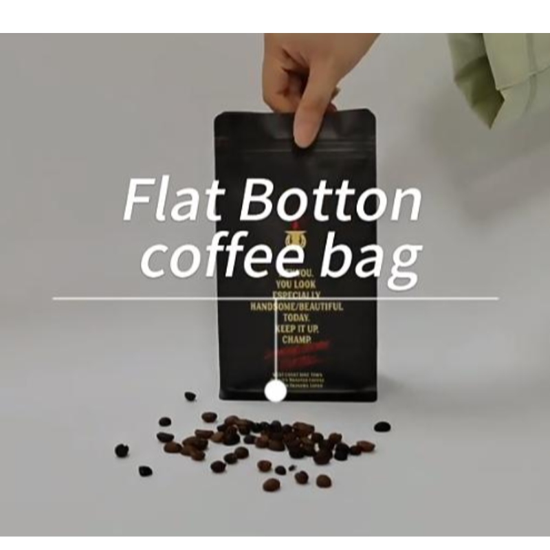 Sacchetti di caffè ecologici con sacchetti di imballaggio della valvola e cerniera