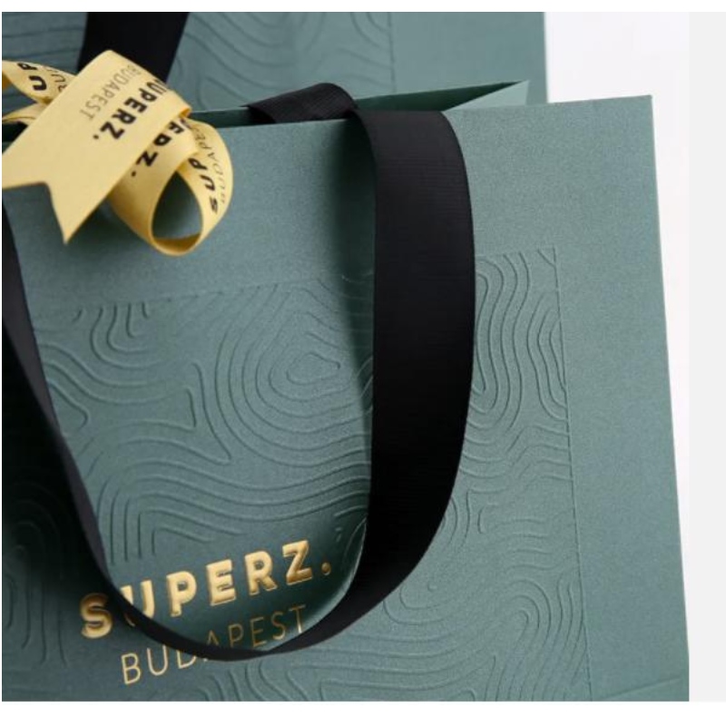 Scarpe personalizzate borse di carta stampate a marchio con i tuoi sacchetti regalo per sacchetti di carta per la spesa per piccole imprese