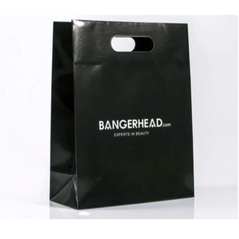 Sacchetto di carta da ginnastica di carta artistica con fusta dinatale manico da regalo borse da regalonero boutique biodegradabile sacchetto di carta commerciale boutique