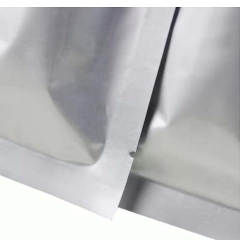 Guarnizione termica personalizzata piatta 3 lati imballaggi borse da imballaggio per alimenti marsupio in alluminio