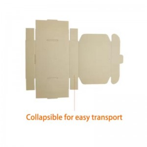 Design personalizzato Logo stampato di lusso di pacchetti ondulati regalo per spedizione scatola di carta per pacchetto di spedizione