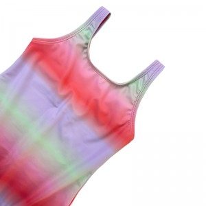 Swimiglia da bagno a colori gradiente Baby Girl Wholesale impermeabile per bambini da bagno in vendita per bambini
