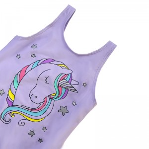 Swimwear Baby Swimwear Stampa personalizzata per bambini Custom One Piece Swimweenwear Kids Solid Color