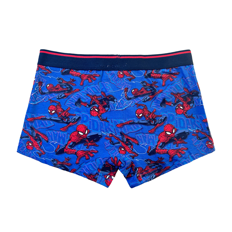 Baby Navy Blue Spider-Man Comfort Boy Basic Basic Underpants Color Contrast