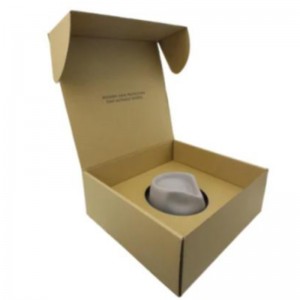 Cappello marrone mailer Tuck Top Shipping Packaging Paper Regalo Mailer Box