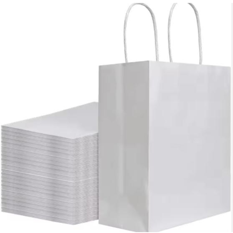 Sacchetti di carta kraft personalizzati con i tuoi sacchetti di carta da regalo di shopping del logo personale