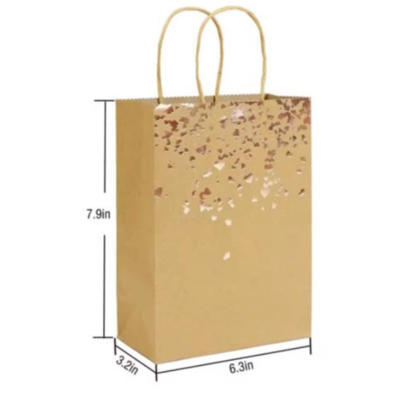 Ricicla il sacchetto di carta Kraft ecologico per regalo per regalo o stoffa