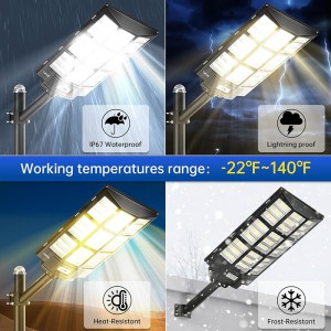 Lampada solare a induzione esterna