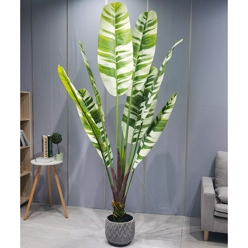 Simulazione Palm albero pianta artificiale Banana vivida altamente adattabile per fornitore da giardino decorazioni per il giardinaggio del giardinaggio