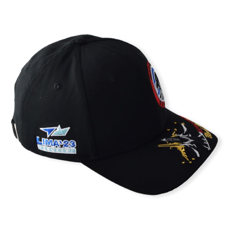 VENDITA CALDA CHIUST Baseball Cap da baseball 2D Logo ricamato da donna 6 pannello al di fuori del berretto sportivo Black Curve BRIM HEAD BASE BASEBALL