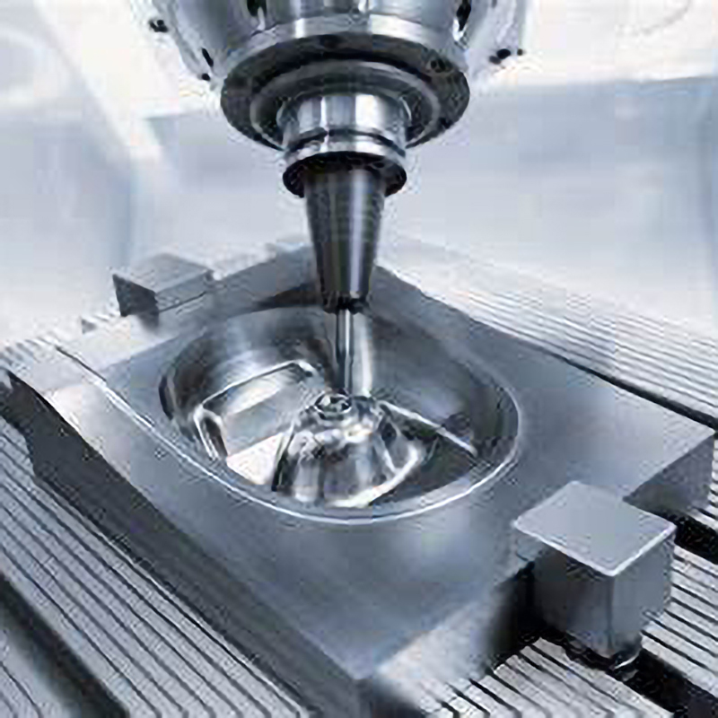 Nucleo di stampo CNC a 5 assi