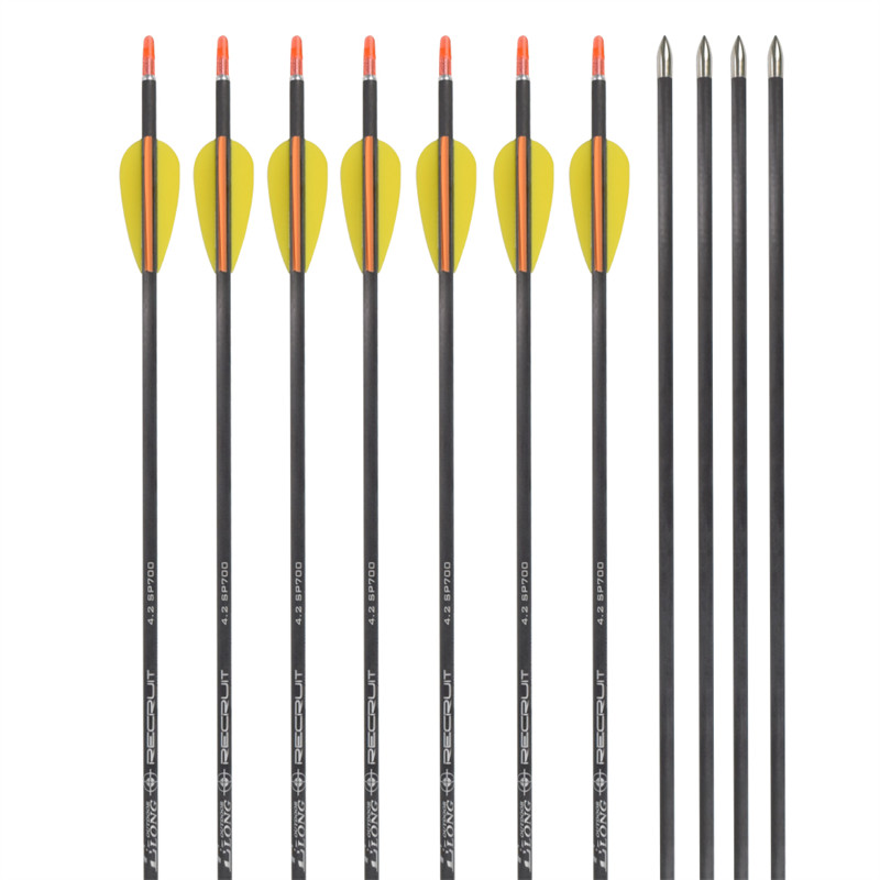 CX-7 frecce in carbonio puro ID4.2mm con 2