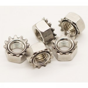 dadi combinati con rondella elastica esagonale/K-dado di bloccaggio