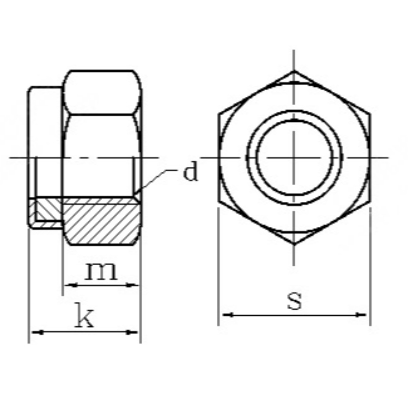 controdado esagonale innylon