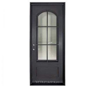 Porta d\'ingresso francese in ferro battuto