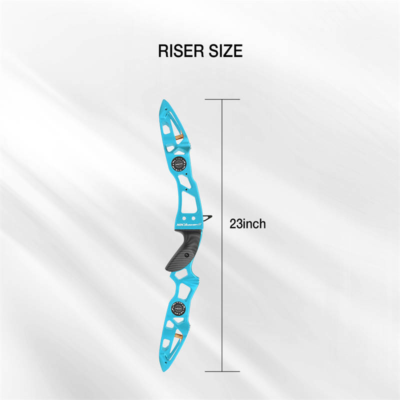 Nika Archery et-13b vela 23 pollici ILF RECURVE POW RISERS