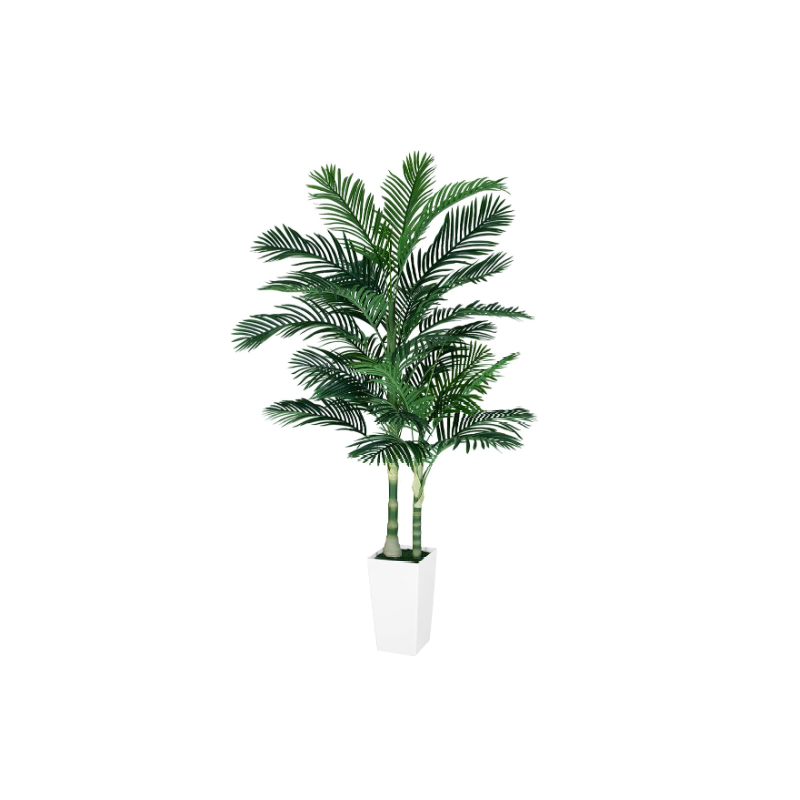 Palme di canna d'oro artificiali per interni