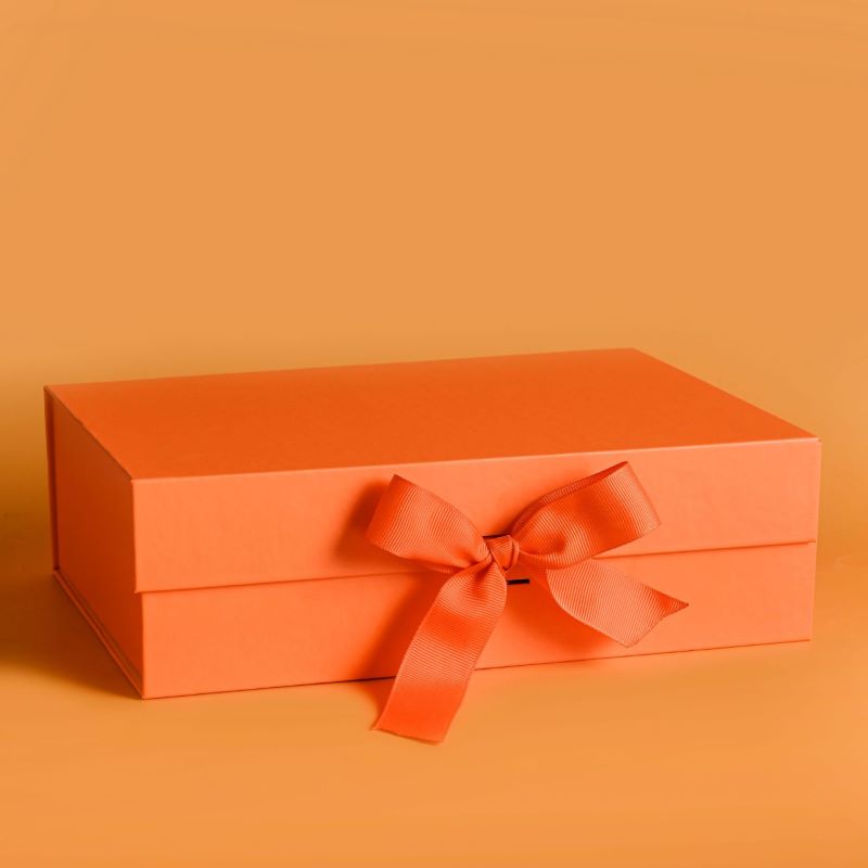 Scatola regalo di lusso anastro satinato