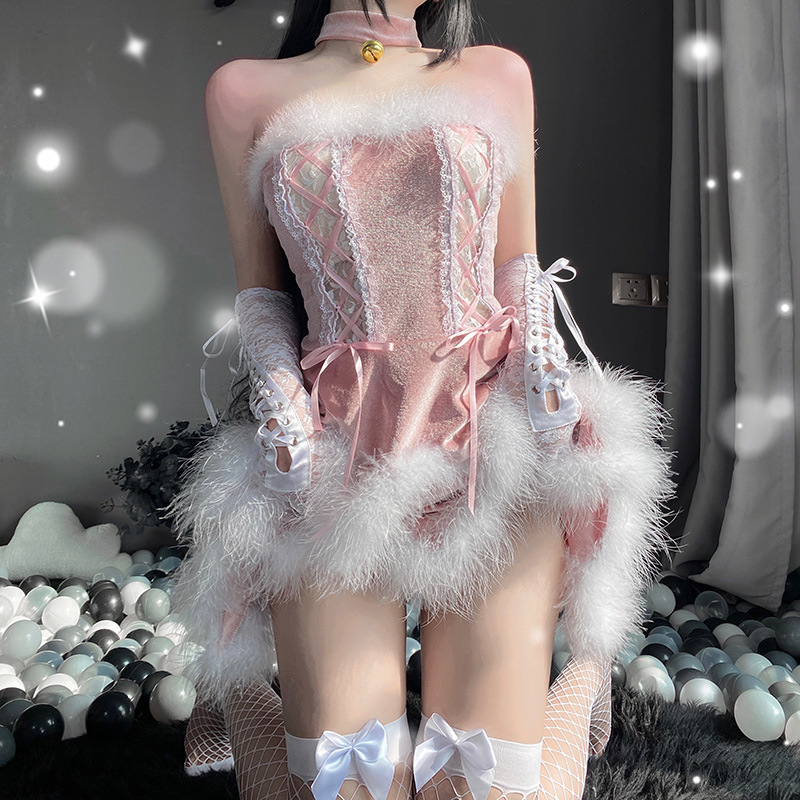 Cosplay innocente - Abiti dall'aspetto, pigiama a camisole, costumi di cameriera sexy, uniformi, Internet - Celebrity Bunny Girl Outfit con un alto - Fine Feel 78 Prezzo:$239,99