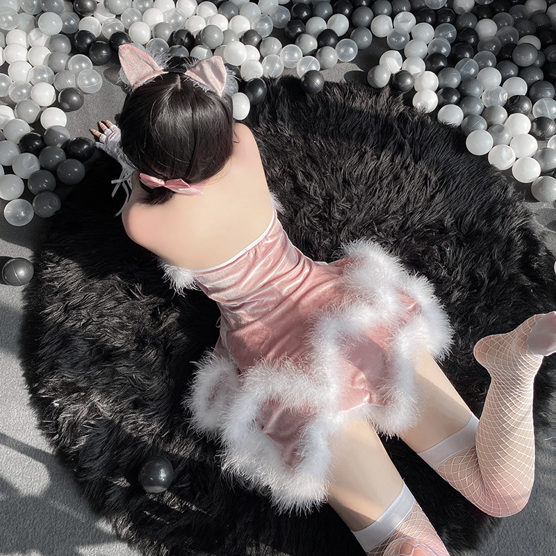 Cosplay innocente - Abiti dall'aspetto, pigiama a camisole, costumi di cameriera sexy, uniformi, Internet - Celebrity Bunny Girl Outfit con un alto - Fine Feel 78 Prezzo:$239,99