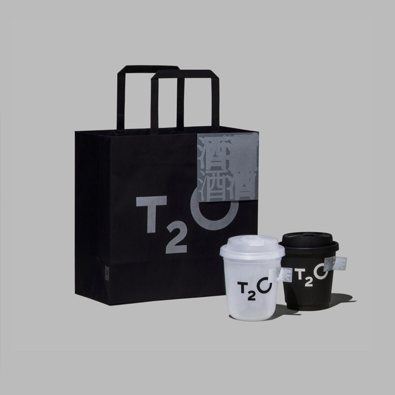 Borsa regalo di carta lussuosa vibrante
