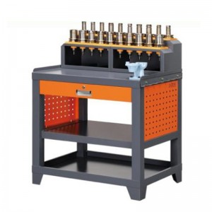 Grigio sporgente - Banco della piattaforma Banch Workbench