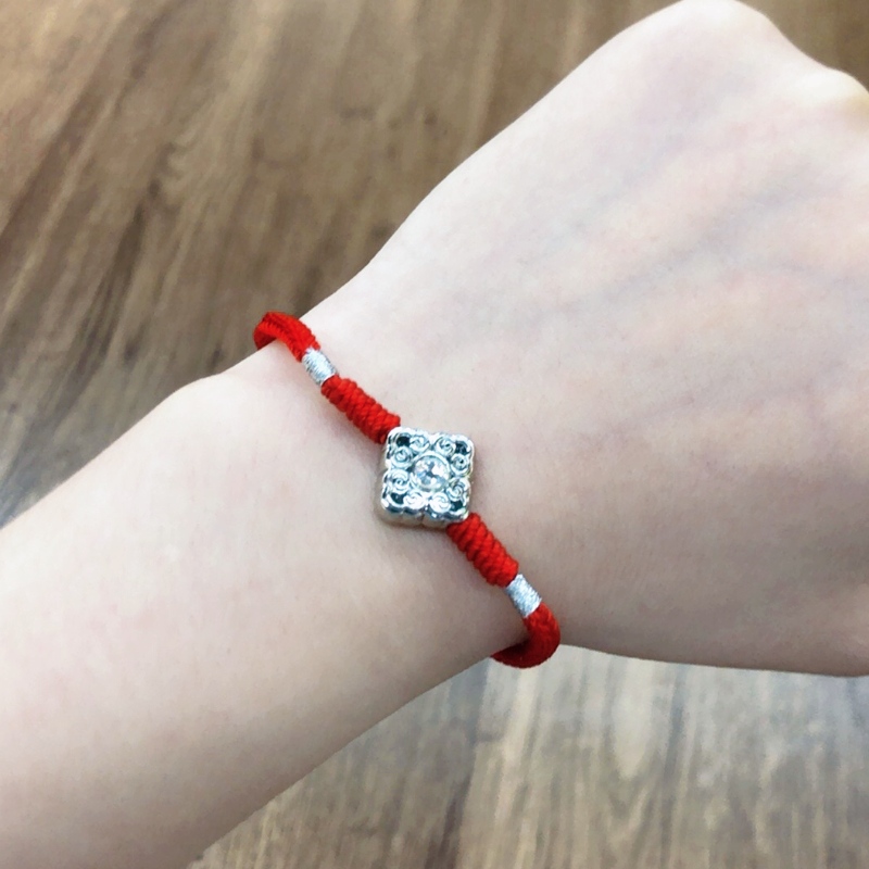 cinese-Bracciale a corda intrecciata in stile