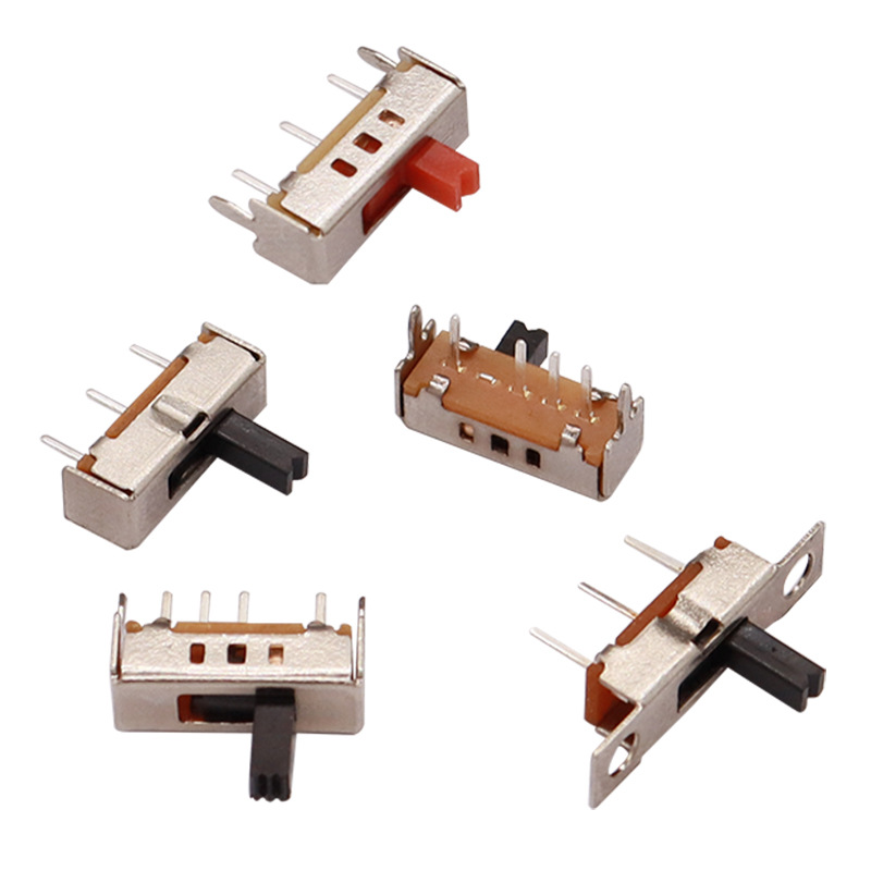 Scivolo Interruttore SS13D07 singolo-Fila quattro-Interruttore a levetta micro pin, interruttore a levetta verticale per elettrodomestici, 3, 4, 5 e 6 posizioni dell'interruttore scorrevole