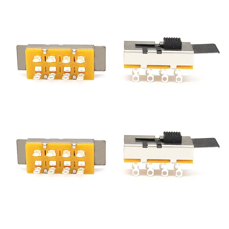 Scivolo Switch SS23L16, High Current, tre-posizione, doppia-riga, 8-Pin, interruttore del trituratore, interruttore di scorrimento verticale per apparecchiature meccaniche