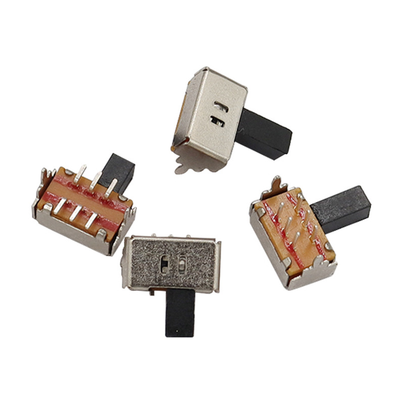 Interruttore a diapositiva in miniatura SK22D02, un piccolo interruttore per il controllo elettronico, elettrico, di comunicazione e industriale con due gamme di bande di 2p e 2T