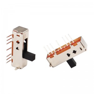Scivolo Interruttore SS16D03 singolo-Fila 7-Pin interruttore di scorrimento, temperatura della lampada e regolazione del colore Lampada verticale a disattivazione dell\'interruttore di scorrimento