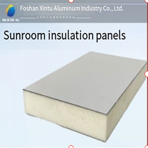 Pannelli piatti isolati in lega di alluminio sul tetto