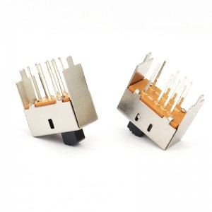 Interruttore di scorrimento S23E03 Micro Slide per il bruciatore di incenso asciugacapelli, doppio-Riga 8-Pin Vertical Two-Posizionare l\'interruttore di scorrimento