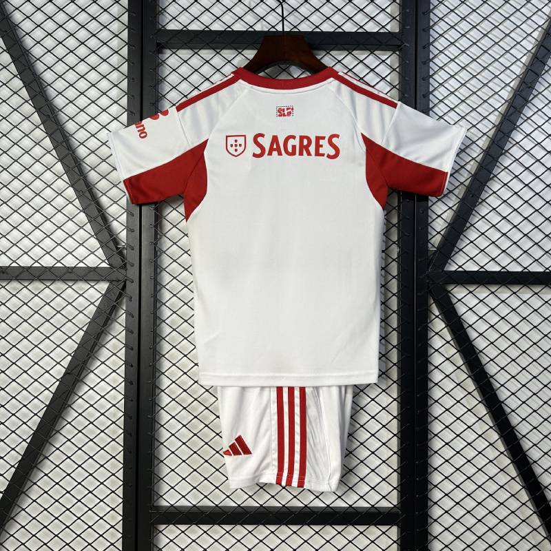 25/26 bambini Benfica Terzo Game Away Dimensioni: 16-28