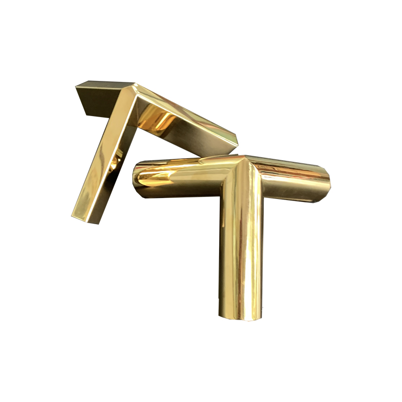 Trengolari elettroplati in oro in acciaio inossidabile zotye tre tre-Ornamento di supporto vuoto dimensionale