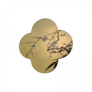 Cinese elettroplato in oro in acciaio inossidabile Zotye-Oggetti decorativi in ​​acciaio inossidabile modellati in stile