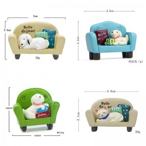 Ornamento 3D in resina