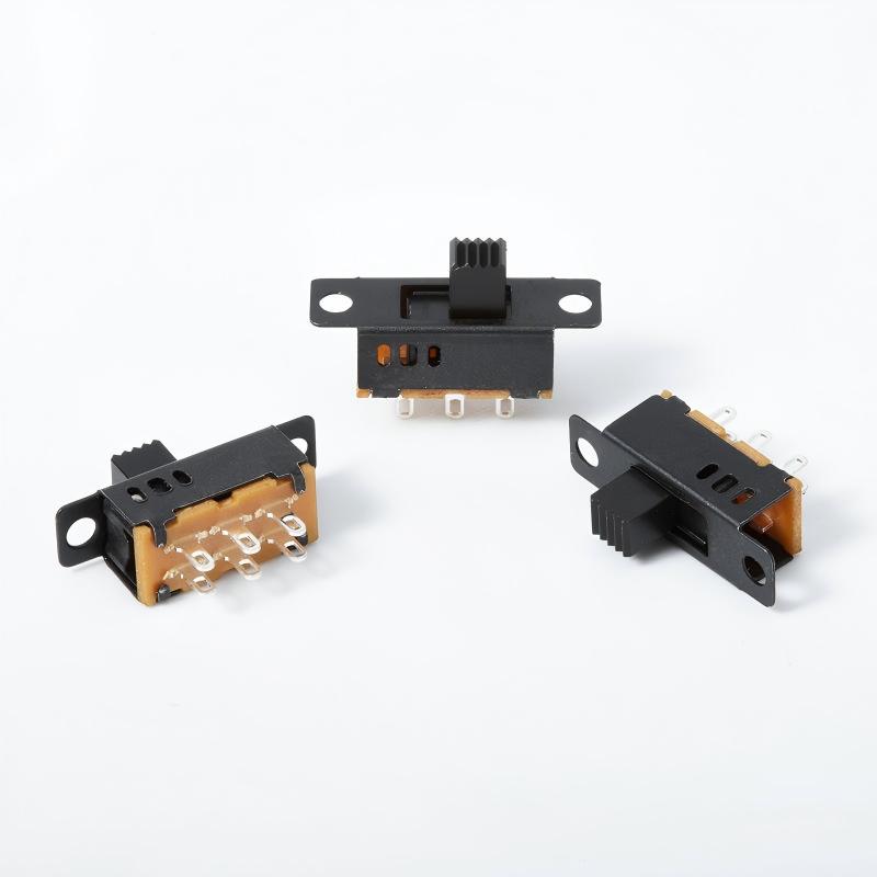 interruttore a scorrimento SS23D32 doppio-fila tre-posizione 2P3T verticale sei-pin bipolare tre-posizione