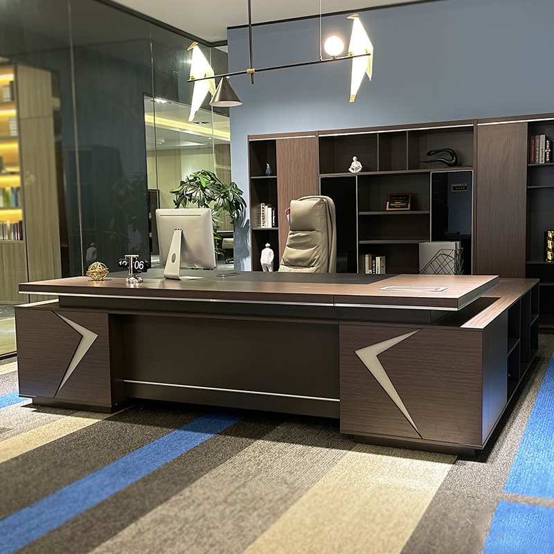 Modello. 007 Scrivania direzionale singola per ufficio, Boss/Presidente Mobili per ufficio, Direttore/Scrivania Supervisore, Scrivania Computer – Best Seller