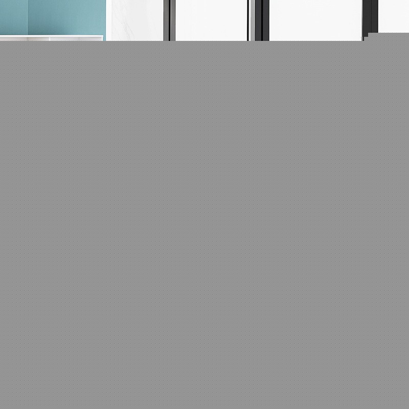 Set di workstation moderne modello KW003 sfuso - 4-Scrivania da ufficio commerciale per persona & Set di sedie per edifici adibiti ad uffici