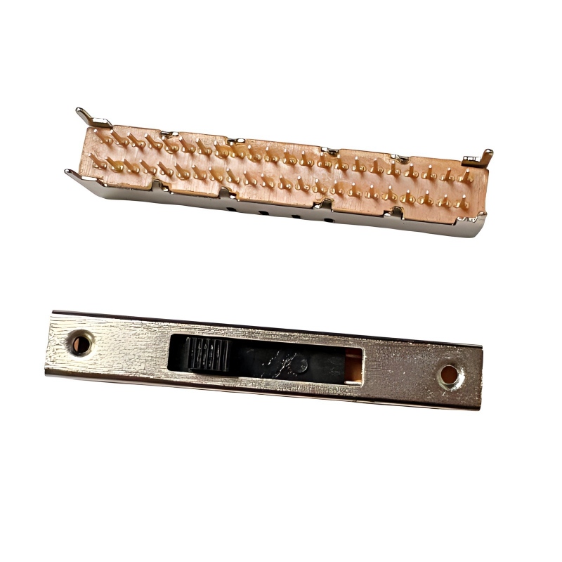 Interruttore a scorrimento SS-49D01 Verticale-Montato 9-Posizione doppia-Polo Doppio-Interruttore di alimentazione in miniatura a fila per giocattoli