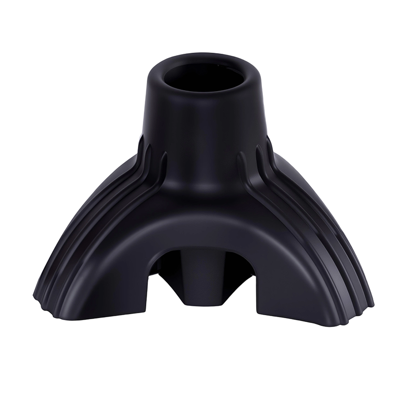 Piede in canna di gomma a tre punte