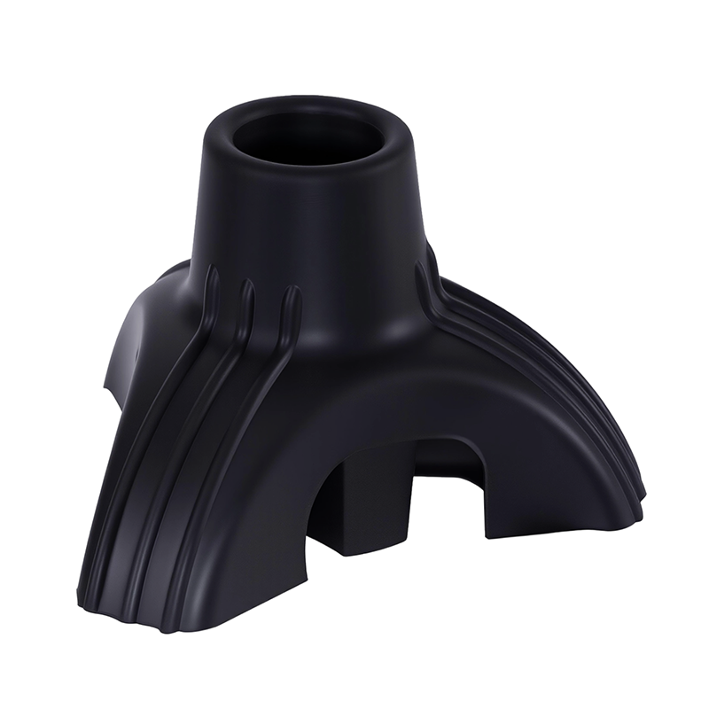 Piede in canna di gomma a tre punte